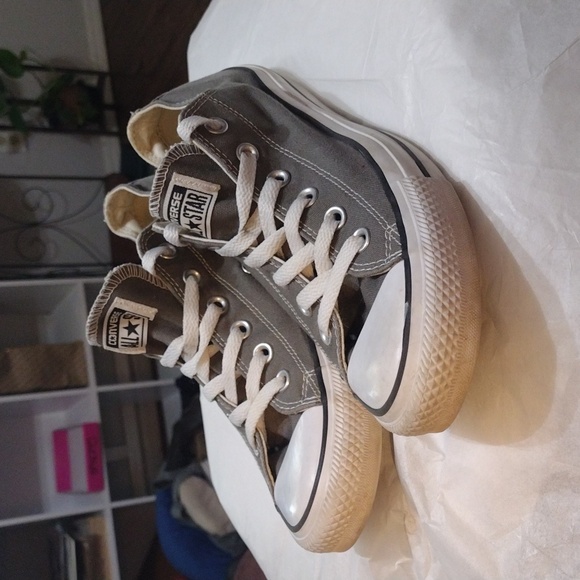 Converse Shoes - Converse, gray, women's size 9.5